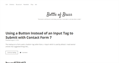 Desktop Screenshot of bottleofbrass.com